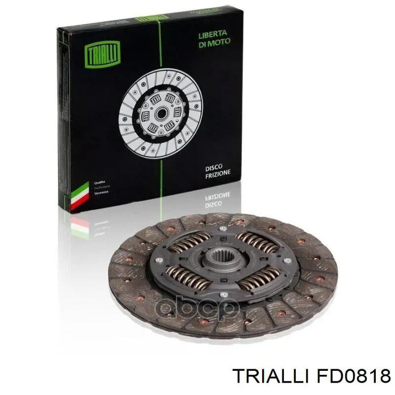 FD0818 Trialli disco de embrague