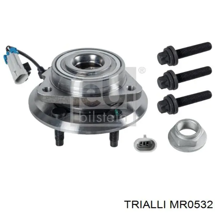 MR0532 Trialli cubo de rueda delantero