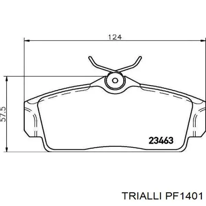 Pastillas de freno delanteras Nissan Primera P11