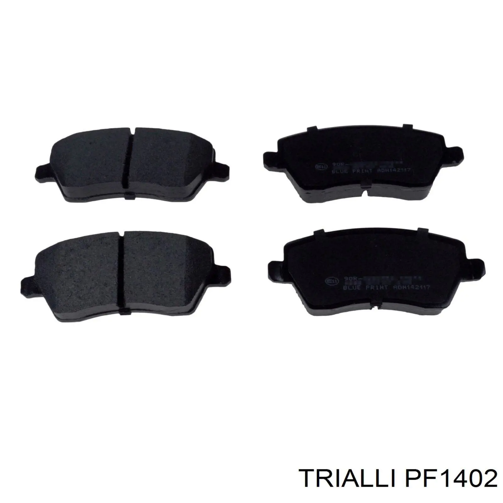 PF1402 Trialli pastillas de freno delanteras