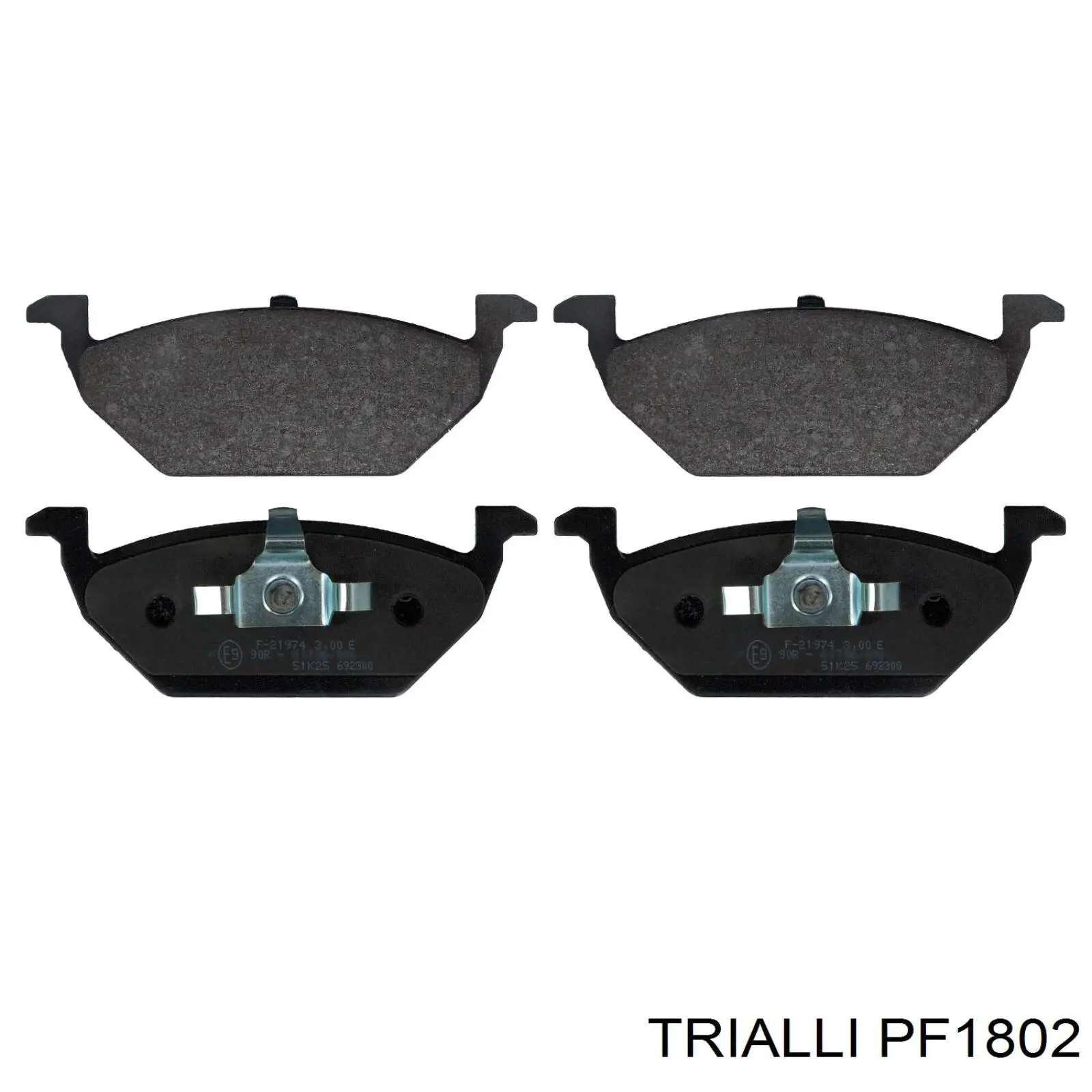 Pastillas de freno delanteras Seat Ibiza 5 KJ1, KJG