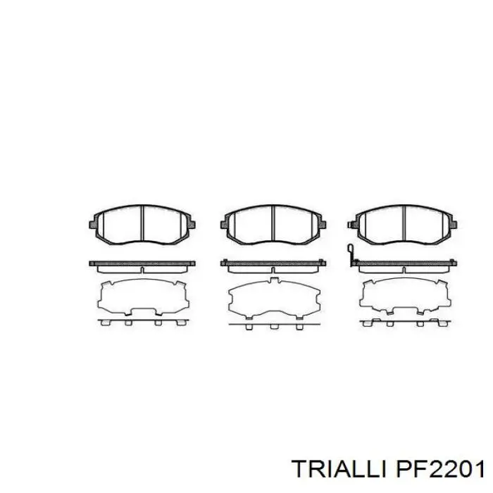 Pastillas de freno delanteras Subaru Impreza 3 GH