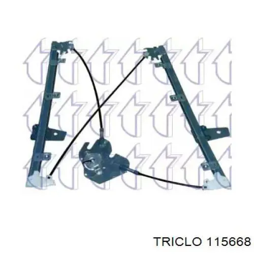 807207736R Renault (RVI) mecanismo de elevalunas, puerta delantera derecha