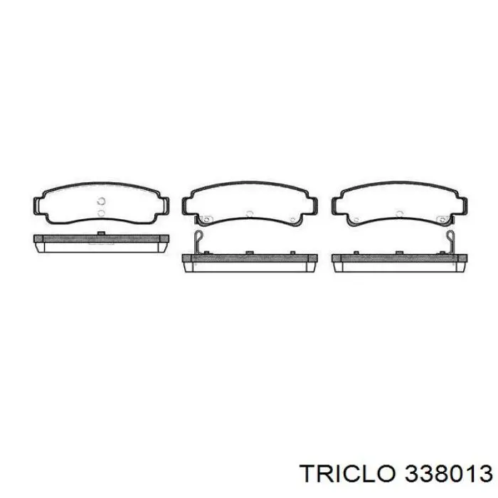 Perno de rueda Triclo 338013