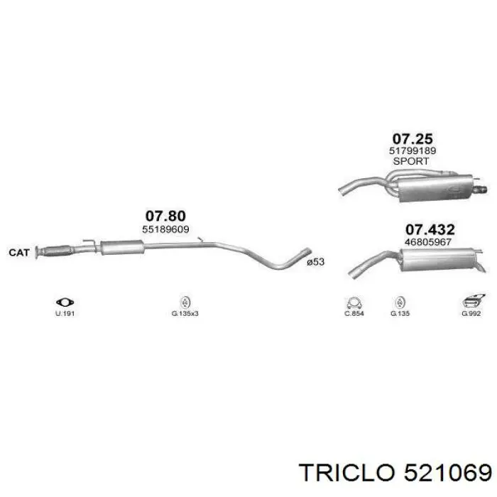 Tubo flexible de aire de sobrealimentación, a turbina para Citroen C4 (B7)