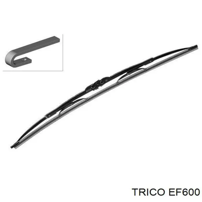 Limpiaparabrisas delanteras EF600 Trico