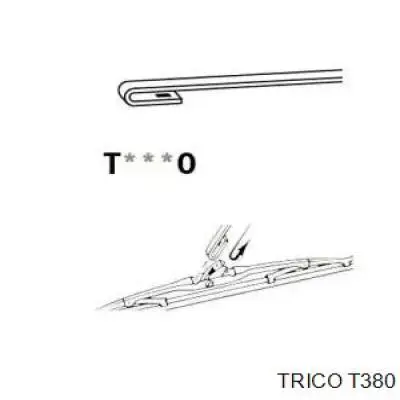 Comprar T380 Trico Limpiaparabrisas traseros