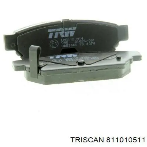 3345678 Mitsubishi Pastillas freno traseras