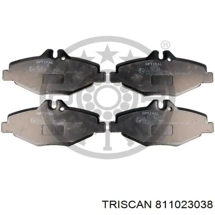 Pastillas de freno delanteras Triscan 811023038