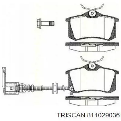 Pastillas de freno traseras FC1083 Frico