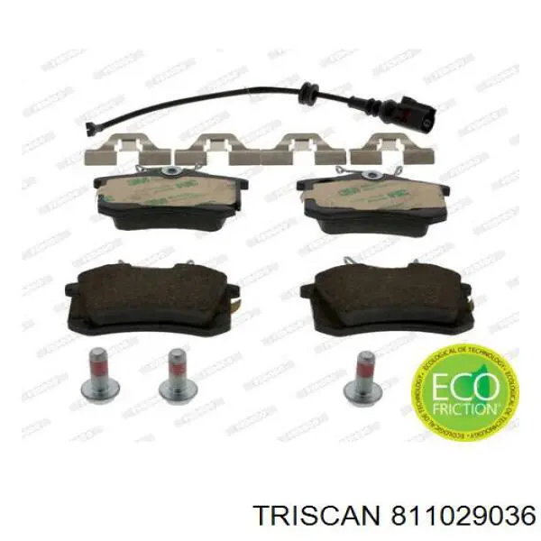 598674 VALEO Pastillas freno traseras