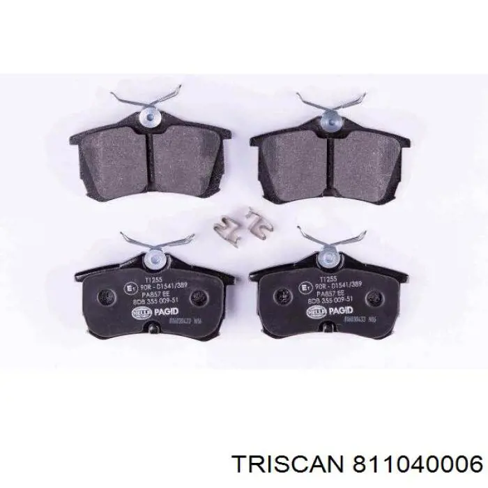 Pastillas traseras Mando MBF015128