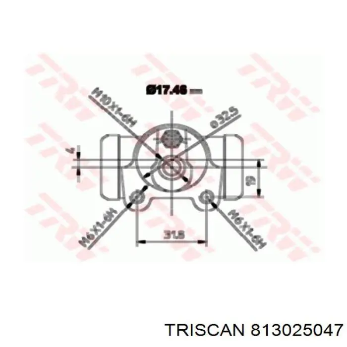 Cilindro de freno de rueda trasera Renault (RVI) 8671020649 precio, desde 11,24 EUR