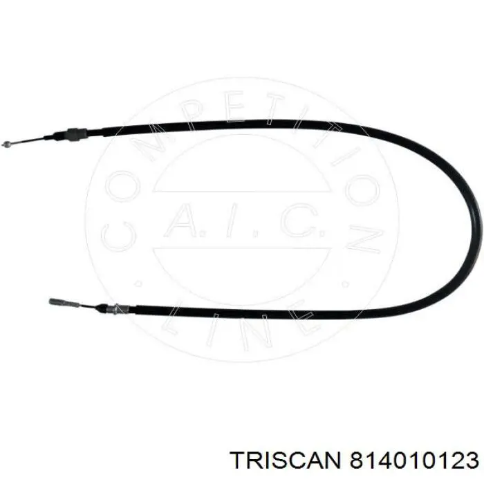 Cable de freno de mano trasero derecho/izquierdo 7M3609701C VAG