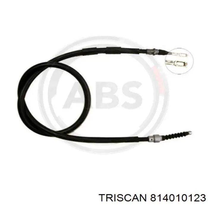 95VW2A603AC Ford cable de freno de mano trasero derecho/izquierdo