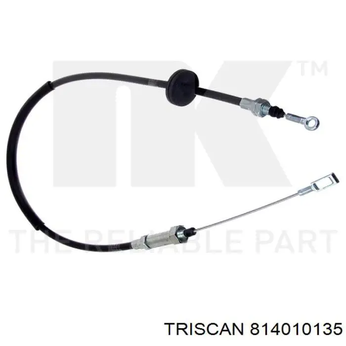 814010135 Triscan cable de freno de mano delantero