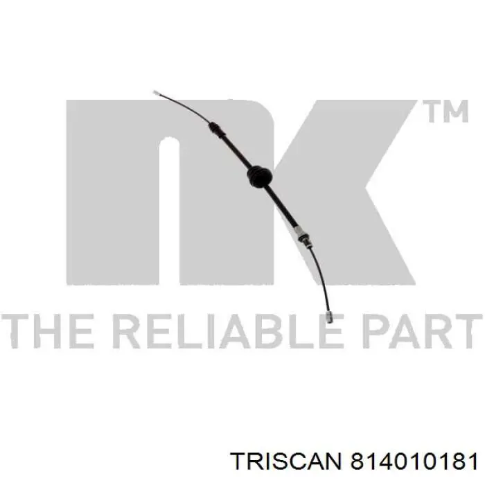 8140 10181 Triscan cable de freno de mano delantero