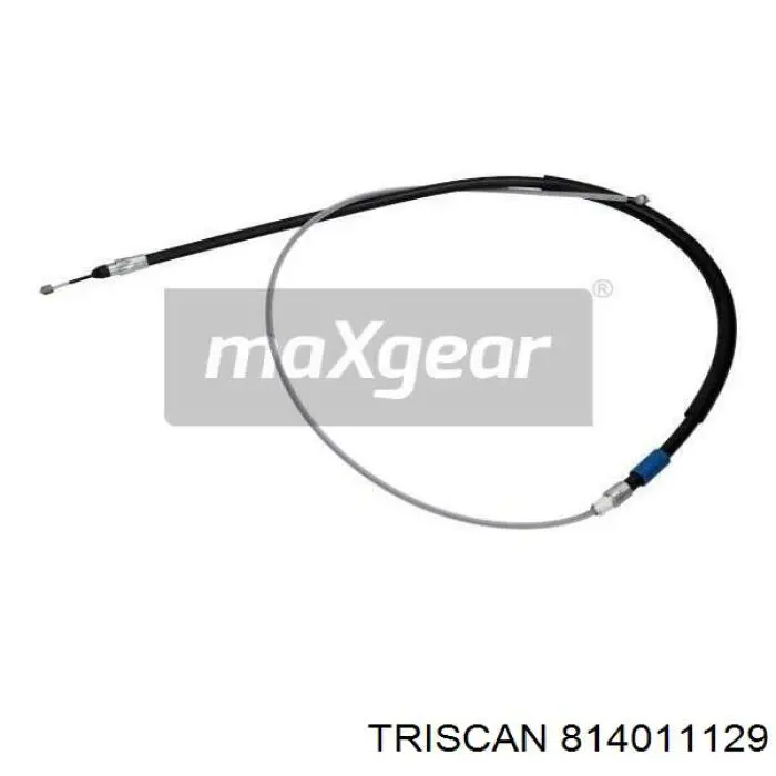 814011129 Triscan cable de freno de mano trasero derecho/izquierdo