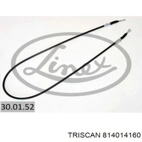 8140 14160 Triscan cable de freno de mano trasero izquierdo