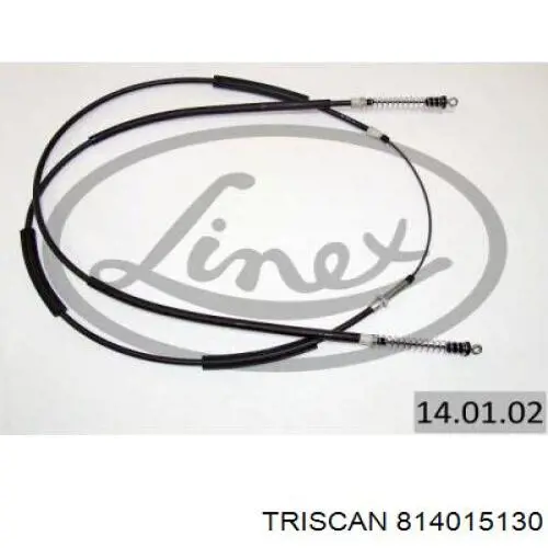 110284 Adriauto Cable de freno de mano trasero derecho/izquierdo