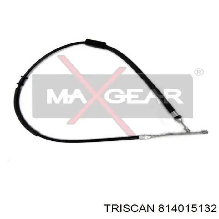 5017 Mapco cable de freno de mano trasero derecho