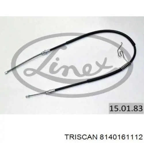 RM4393 Goodrem cable de freno de mano trasero derecho