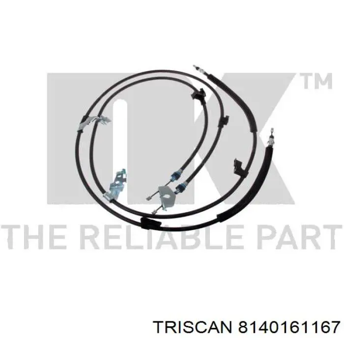 RM4153 Goodrem cable de freno de mano trasero derecho/izquierdo