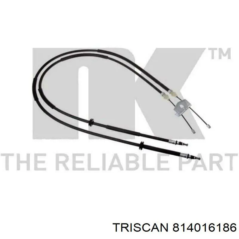 Cable de freno de mano trasero derecho/izquierdo Ford 1502612
