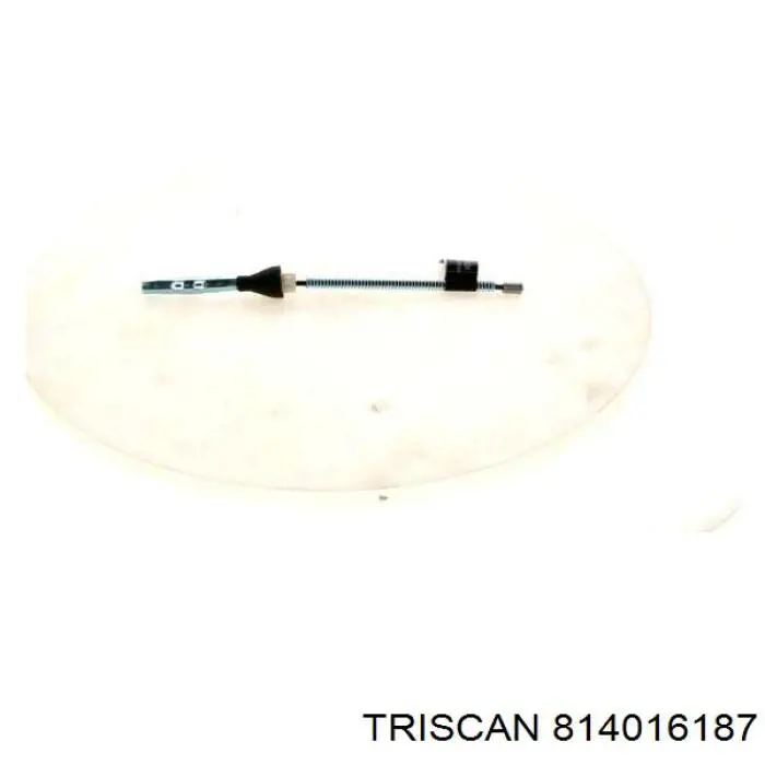 814016187 Triscan cable de freno de mano trasero derecho/izquierdo