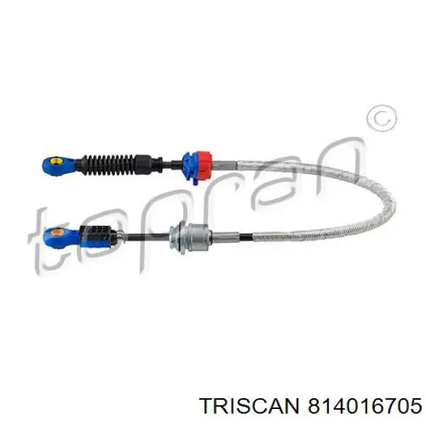 8140 16705 Triscan cable de accionamiento, caja de cambios, selectora