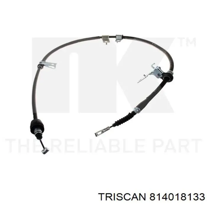 814018133 Triscan cable de freno de mano trasero izquierdo
