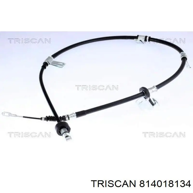 820 742 Hans Pries (Topran) cable de freno de mano trasero derecho