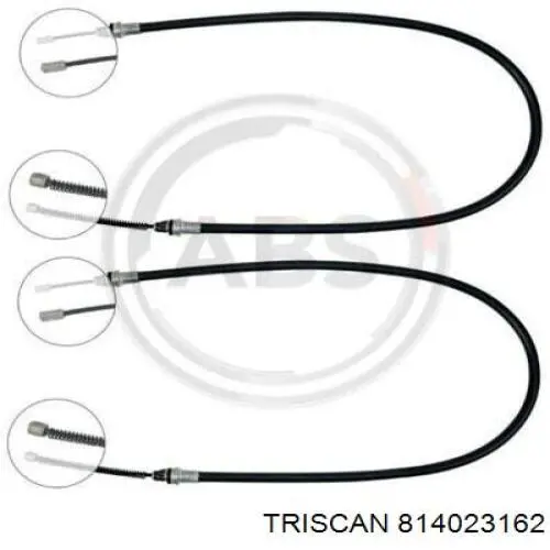 Cable de freno de mano trasero derecho/izquierdo para Smart FORTWO (451)