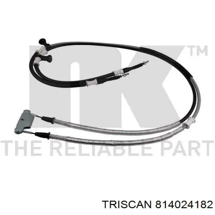 814024182 Triscan cable de freno de mano trasero derecho/izquierdo