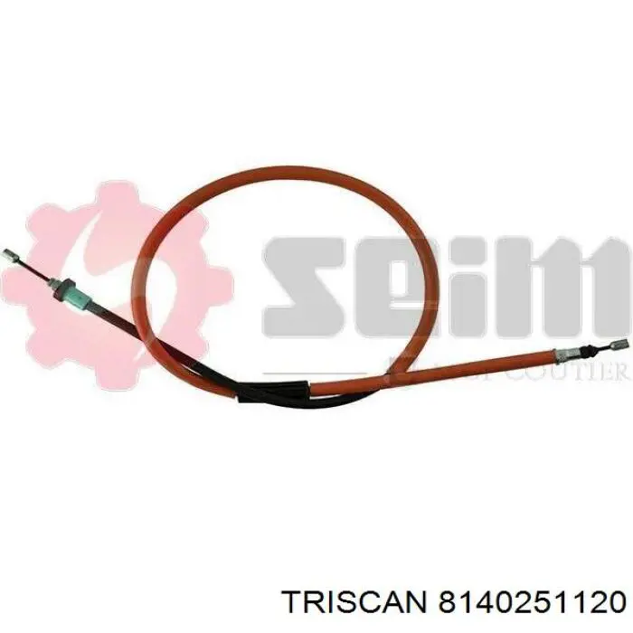 8140251120 Triscan cable de freno de mano trasero izquierdo