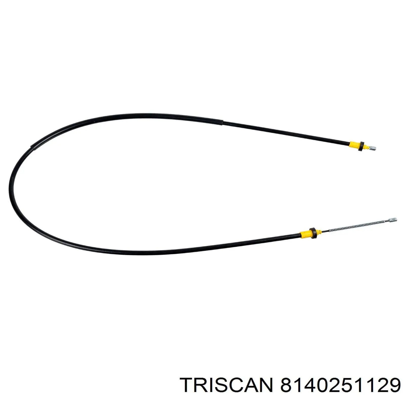 80355 Metalcaucho cable de freno de mano trasero derecho/izquierdo