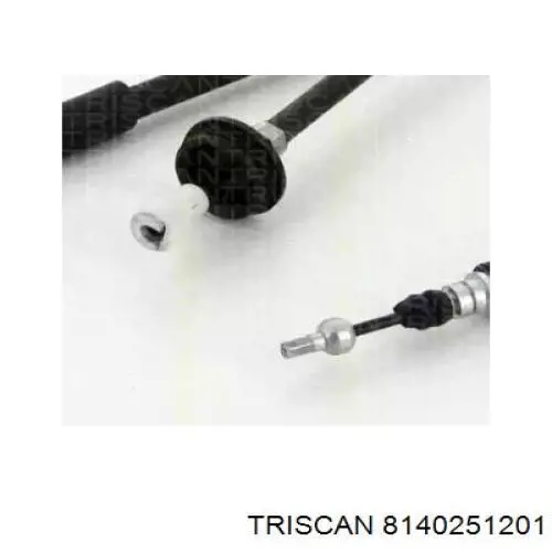 Cable de freno de mano trasero derecho/izquierdo Triscan 8140251201