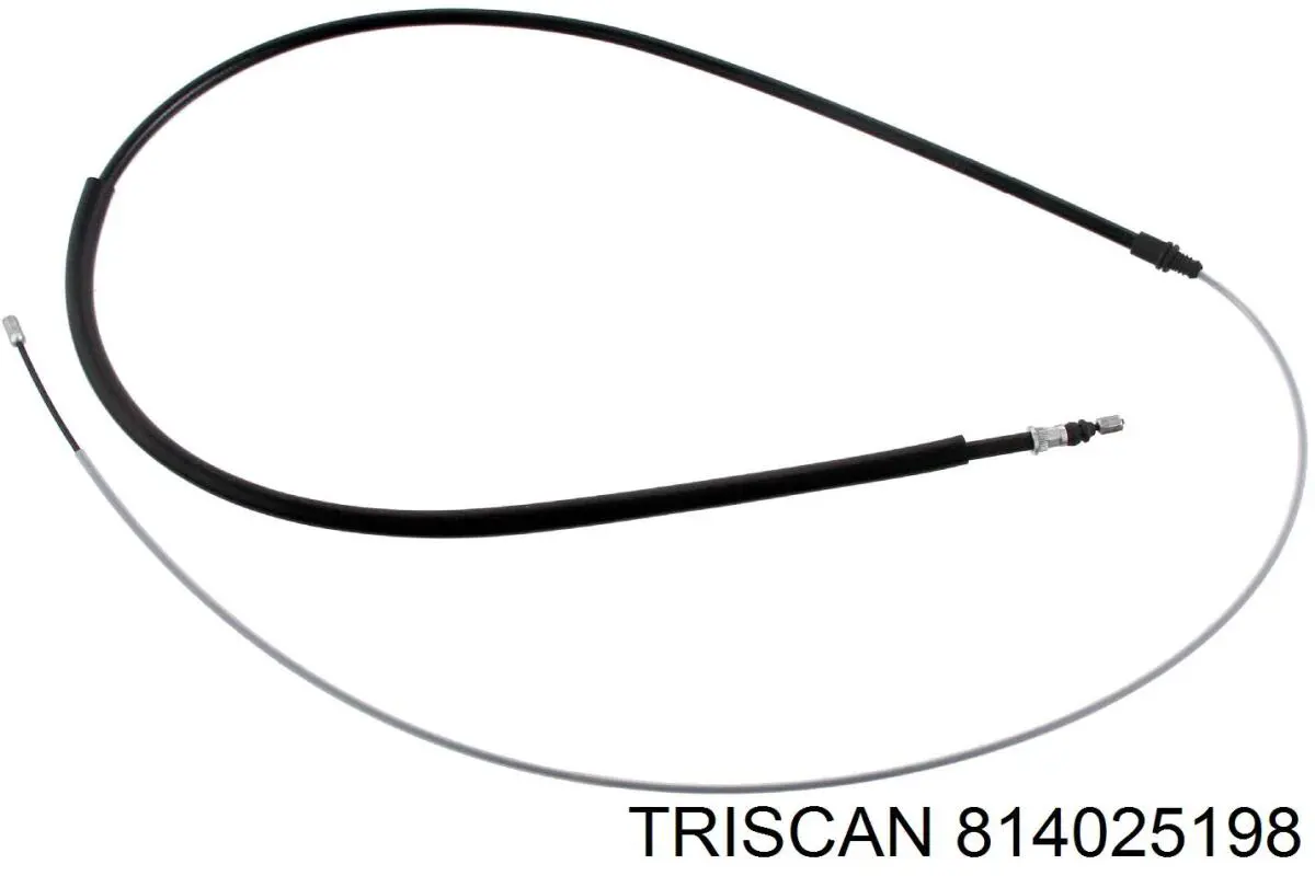 80051 Metalcaucho cable de freno de mano trasero derecho/izquierdo