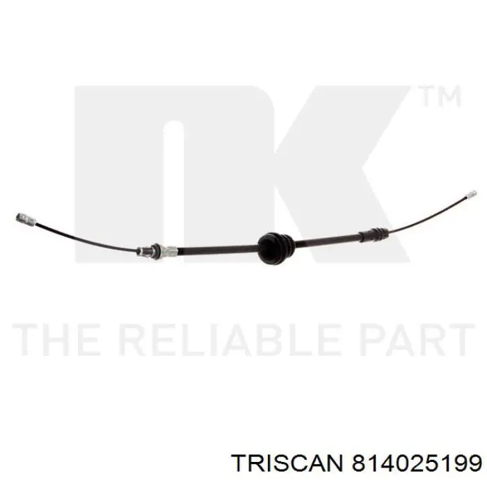 3651800Q0A Nissan cable de freno de mano delantero