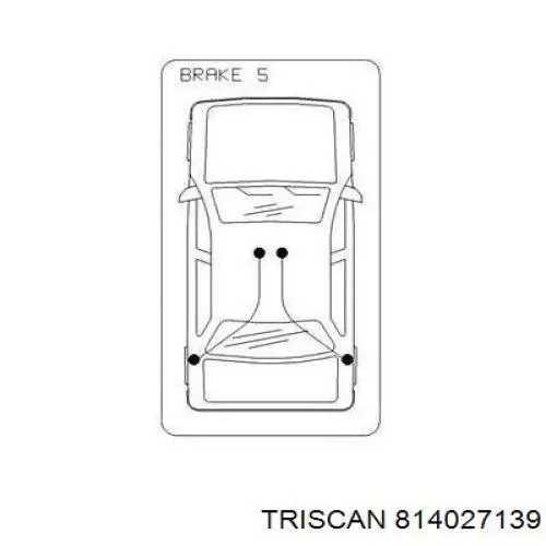 Comprar GCH541 TRW Cable de freno de mano trasero derecho/izquierdo