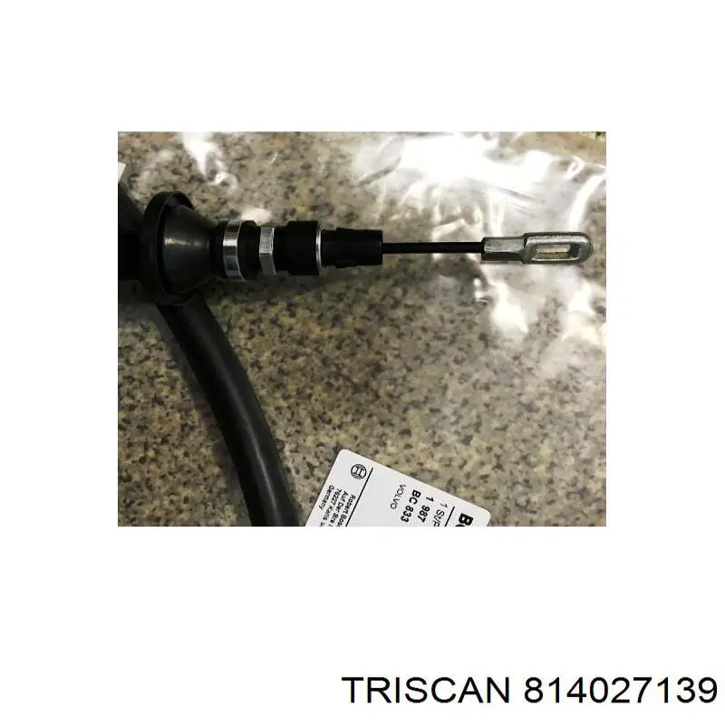 814027139 Triscan cable de freno de mano trasero derecho/izquierdo