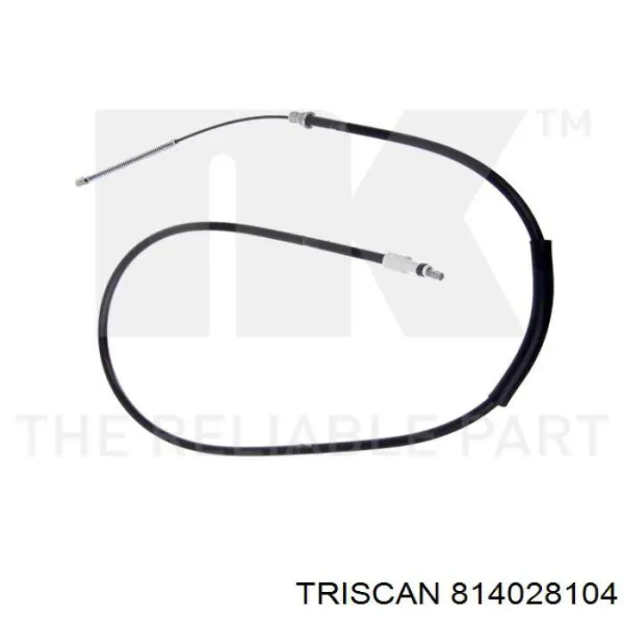 814028104 Triscan cable de freno de mano trasero derecho