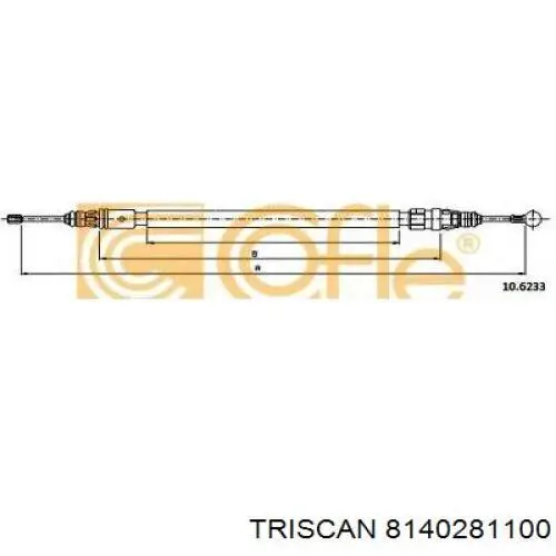 Cable de freno de mano trasero izquierdo Maxgear 321460 precio, desde 16,44 EUR