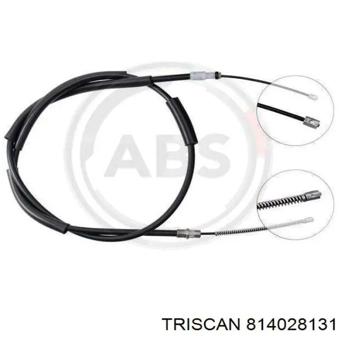 Cable de freno de mano trasero izquierdo para Peugeot 306 (7A)