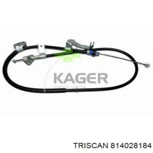 Cable de freno de mano trasero izquierdo Hans Pries (Topran) 721669