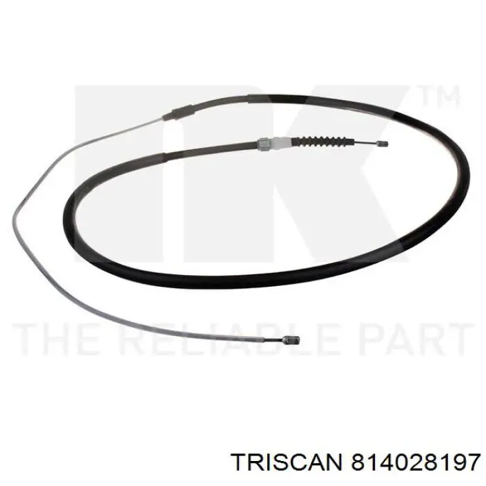 814028197 Triscan cable de freno de mano trasero derecho/izquierdo