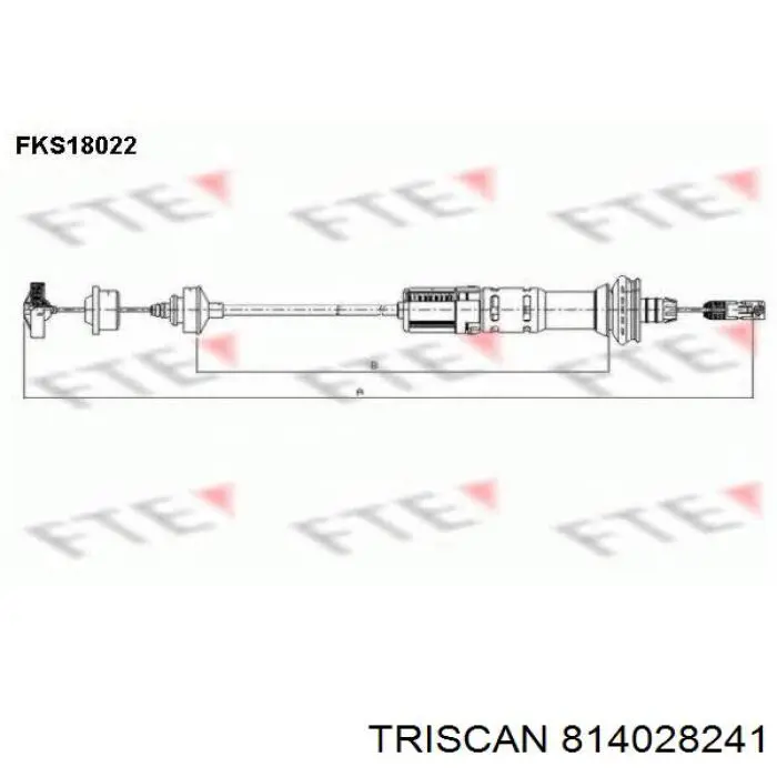 Cable de embrague K27170 ABS