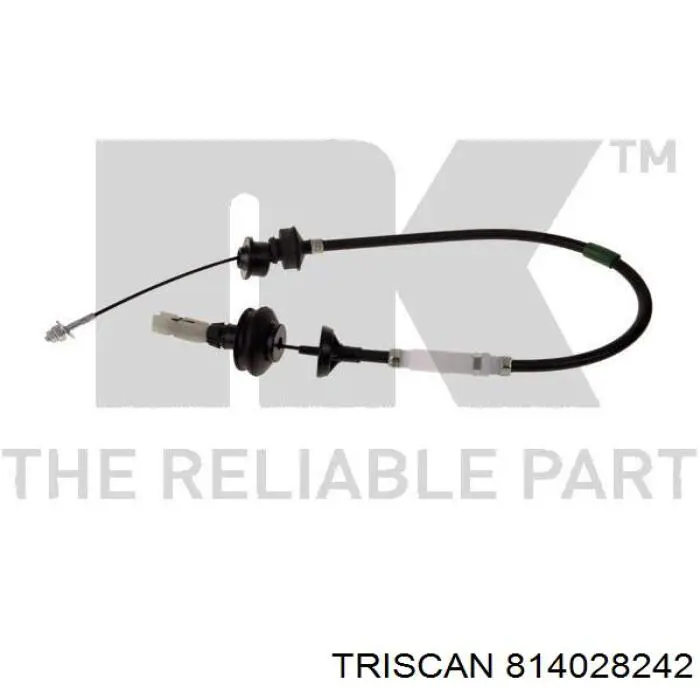 2150X4 Peugeot/Citroen Cable de accionamiento del embrague