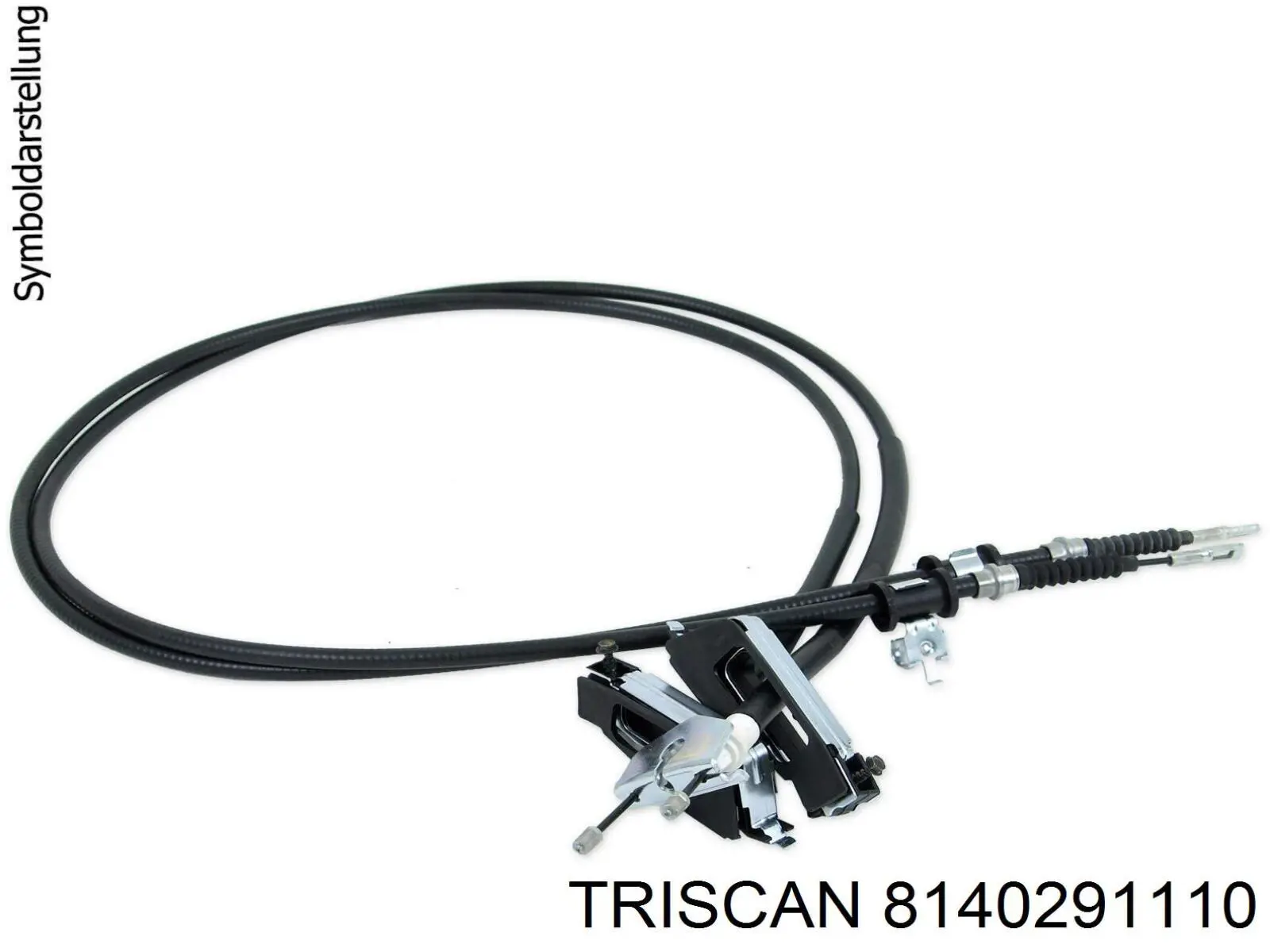 Cable de freno de mano trasero derecho/izquierdo 1K0609721R VAG