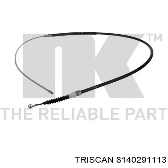Cable de freno de mano trasero derecho/izquierdo para Volkswagen Touran (1T3)